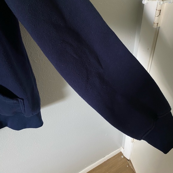 Unisex Gatlinburg Tennessee navy graphic hoodie size M fleece lined tourist warm - Picture 5 of 6